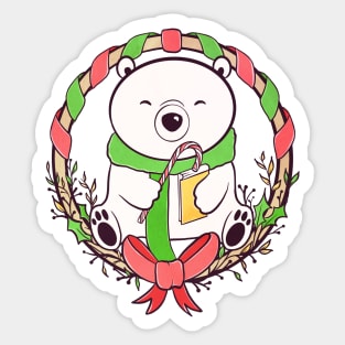 POLAR BEAR READS Sticker